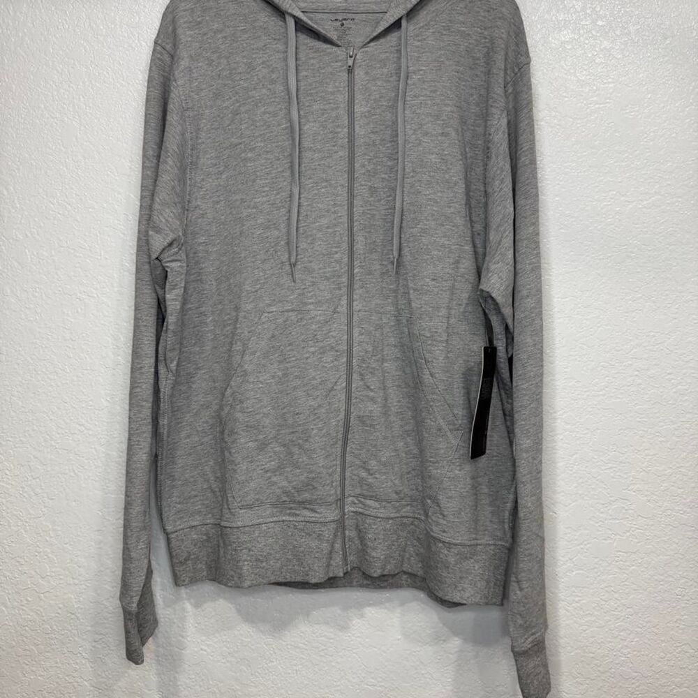 Layer-8 Men's Grey Hoodie